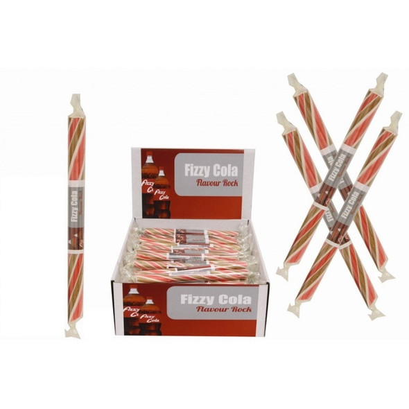 20 Medium Flavoured Rock Sticks - Fizzy Cola Flavour