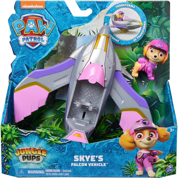 Paw Patrol Jungle Pups - Skye's Falcon Vehicle