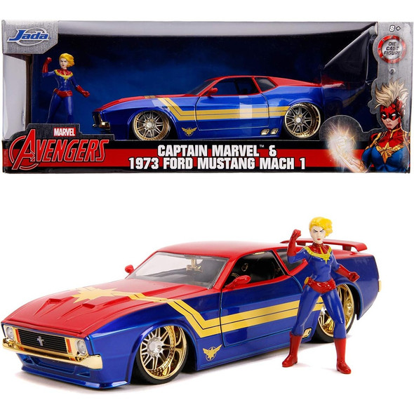 Jada Captain Marvel 1973 Ford Mustang 1:24