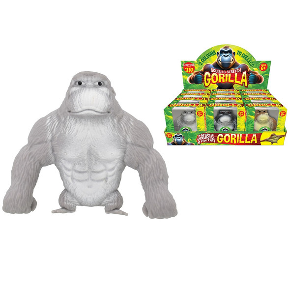 Squish & Stretch Gorilla (Colours Vary)