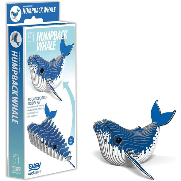 EUGY Humpback Whale 3D Craft Kit