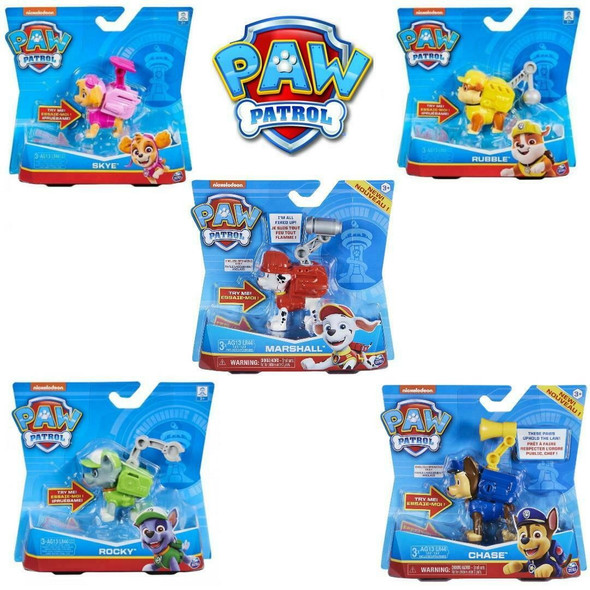 Paw Patrol Action Pack Pup & Badge (Styles Vary)