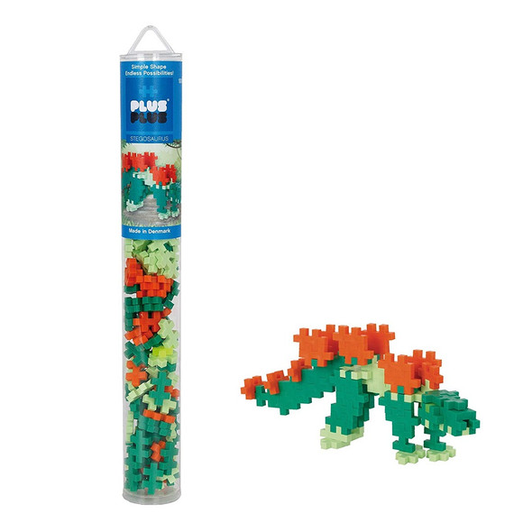 Plus Plus Tube Stegosaurus 100 Piece Construction Building Set