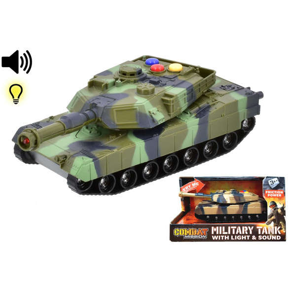 Combat Mission 1:32 Friction Military Tank Light & Sound (Styles Vary)