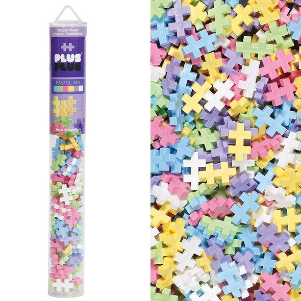 Plus Plus Pastel Large Tube 240 Pieces