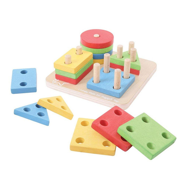 Bigjigs Toys First Four Shape Sorter