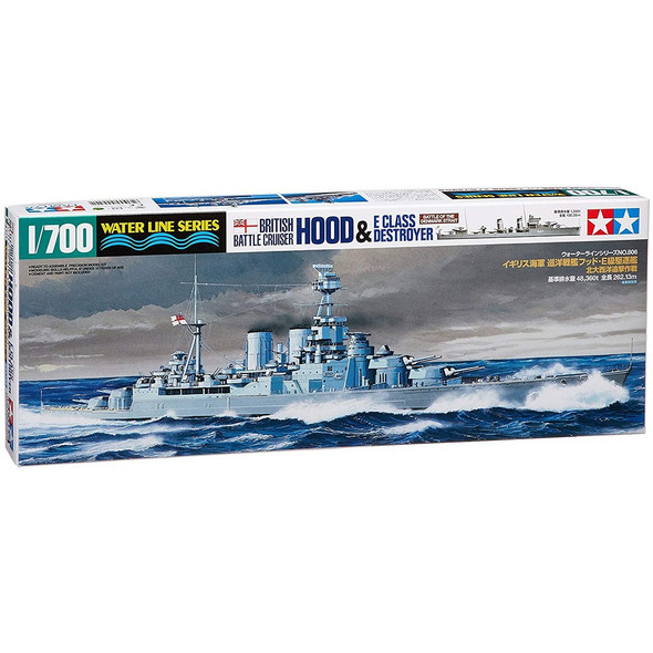 Tamiya 31806 Model Construction Boat Destroyer Hood Model Kit Scale 1:700