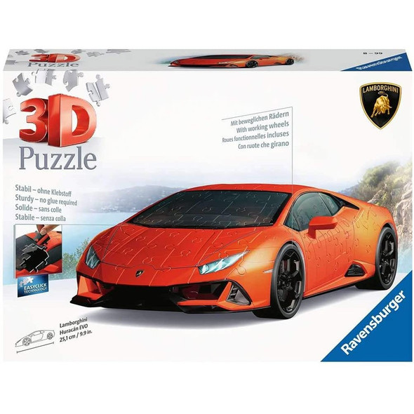 Ravensburger Lamborghini Huracan 108 Piece 3D Jigsaw Puzzle