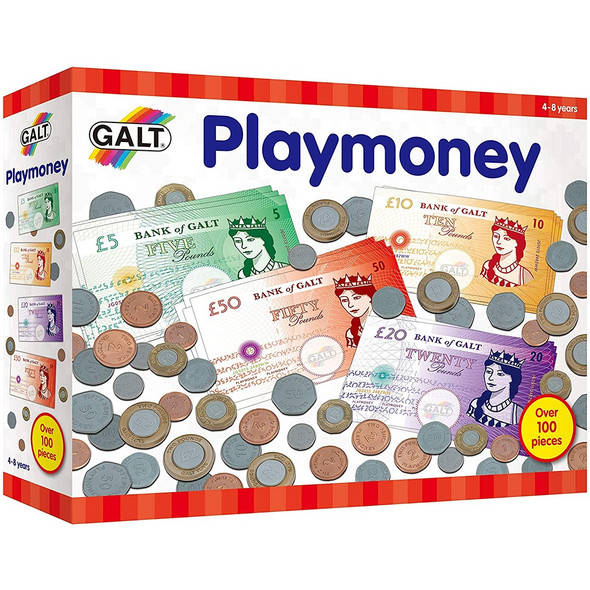 Galt Playmoney Pretend Play Coins & Notes