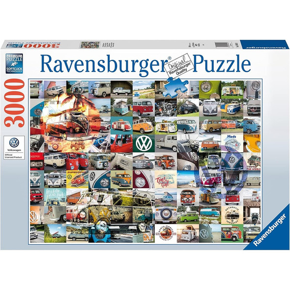 Ravensburger 99 VW Campervan Moments 3000 Piece Jigsaw Puzzle