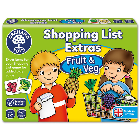 Orchard Toys Shopping List Extras Fruit and Veg