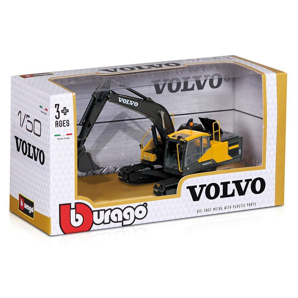 Bburago B18-32086 1:50 Volvo EC220E Excavator Model Digger