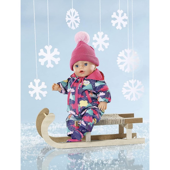 Baby Born Deluxe Patterned Snowsuit Outfit for 43cm Dolls