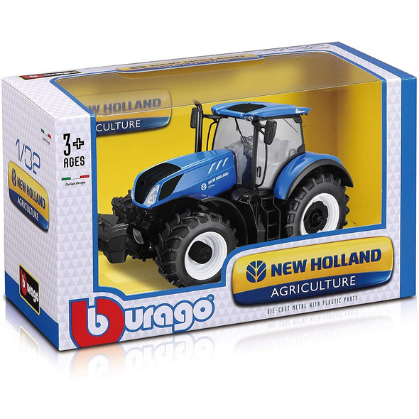 Bburago New Holland T7HD Tractor 1:35 Scale