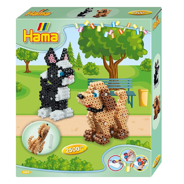 Hama Beads 3D Dog & Cat Gift Box