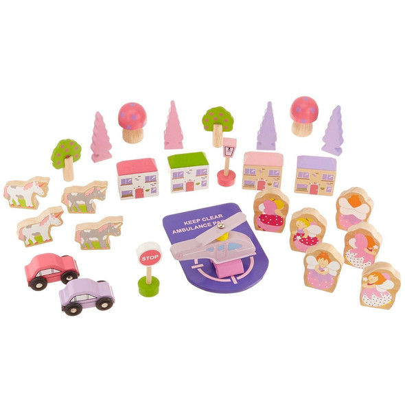 Bigjigs Wooden Railway Fairy Accessory Expansion Pack