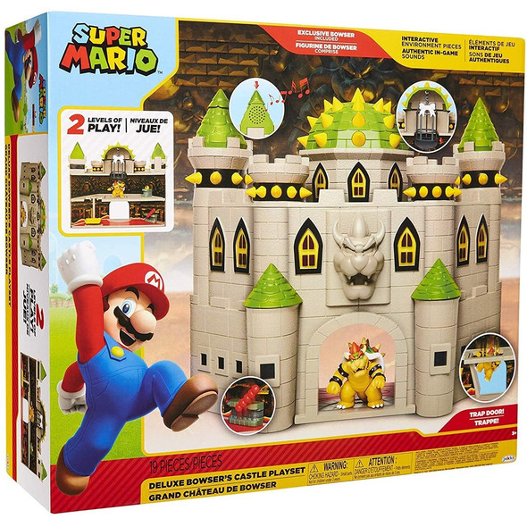 Nintendo Super Mario Deluxe Bowser's Castle Playset