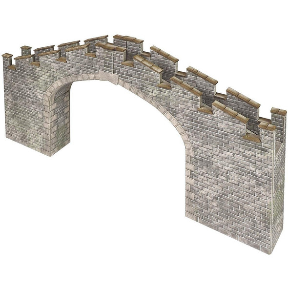 Metcalfe PO296 Castle Wall Bridge Card Kit