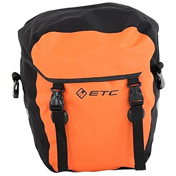 ETC Unisex Bag Waterproof Pannier Orange