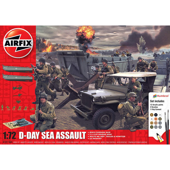 Airfix D-Day 75Th Anniversary Sea Assault Gift Set (June 2019)