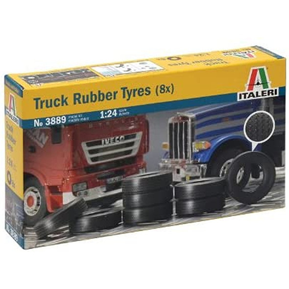 Italeri 3889 Truck Rubber Tyres Scale 1:24 Model Kit