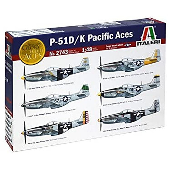 Italeri 2743 P51 D/K Pacific Aces Model Kit