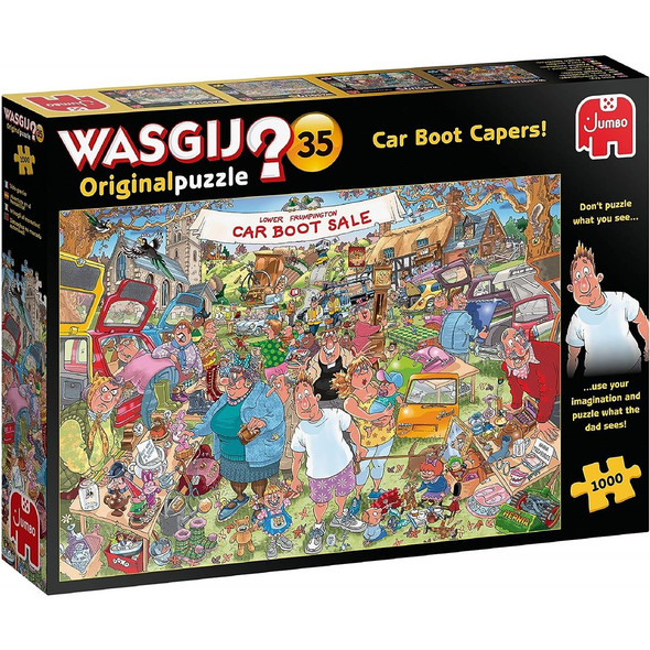 Wasgij Original Car Boot Capers 1000 Piece Jigsaw Puzzle