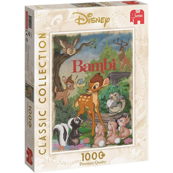 Jumbo Disney Classic Collection - Bambi - 1000 Piece Jigsaw Puzzle