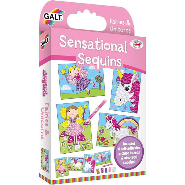 Galt Sensational Sequins Fairies and Unicorns Craft Kit