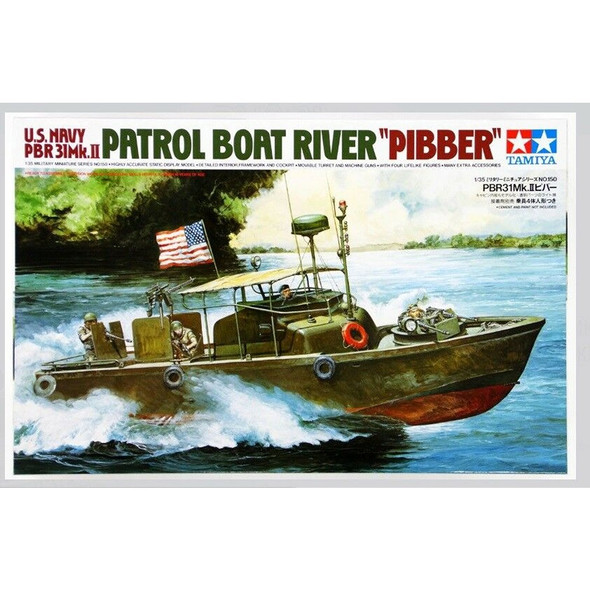 Tamiya U.S. Navy PBR 31 Mk. II Patrol Boat River Pibber Model Kit