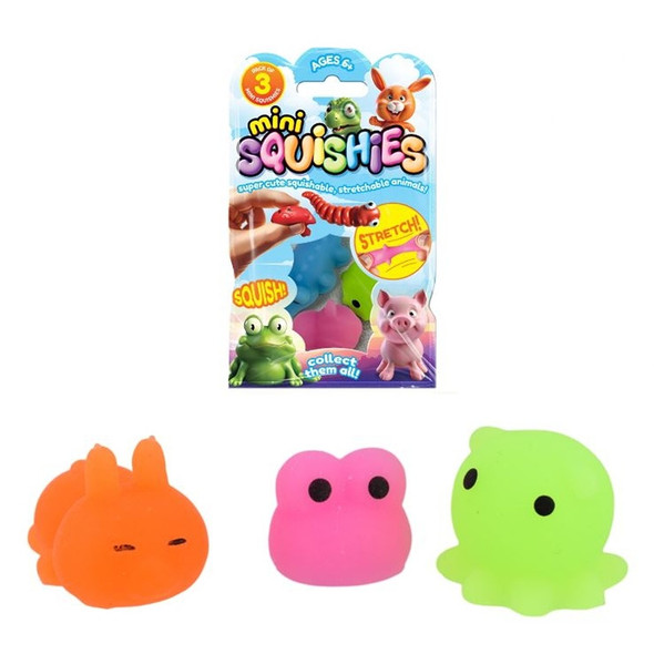 Mini Squishies 3 Pieces (Styles Vary)