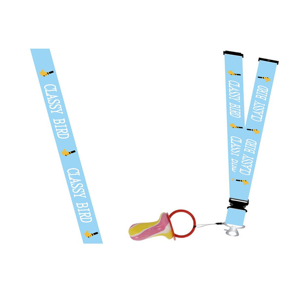 Pack of 6 Rock Dummy With Lanyard - Classy Bird