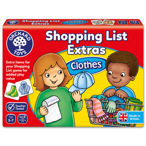 Orchard Toys Shopping List Booster Pack Clothes