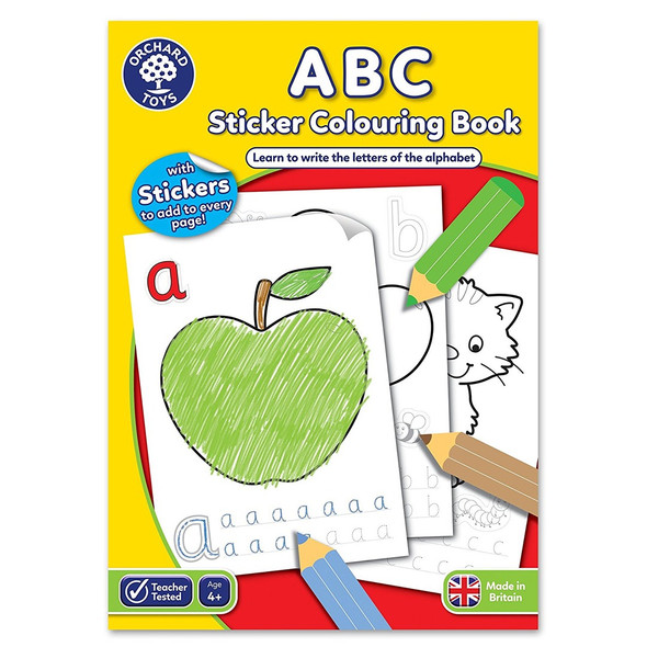 Orchard Toys ABC Sticker Colouring Book