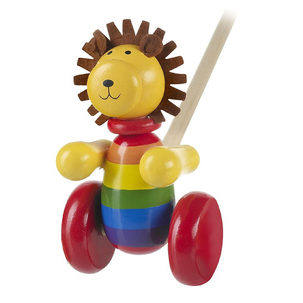 Orange Tree Toys Lion Push Along