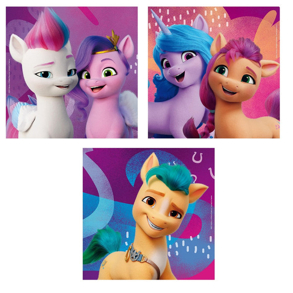 Ravensburger My Little Pony The Movie 2 3 X 49 Piece Puzzle