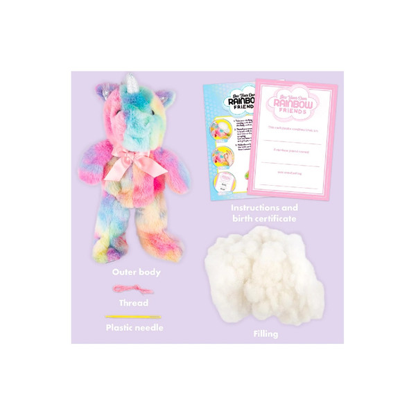 Sew Your Own Rainbow Friend Unicorn