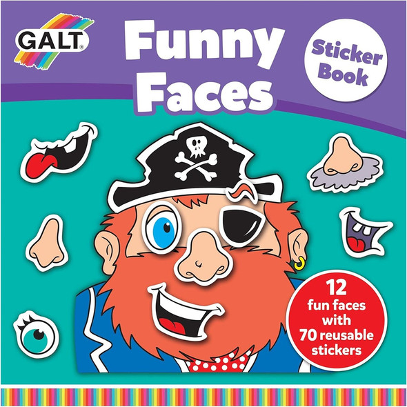 Galt Funny Faces Sticker Book