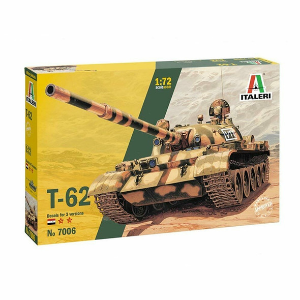 Italeri 7006 Russian T-62 Tank 1:72 Plastic Model Kit