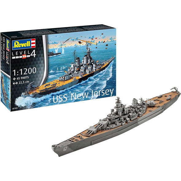 Revell Battleship USS New Jersey 1:1200 Model Kit