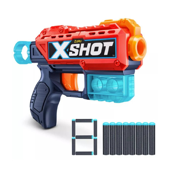 Zuru XShot Micro 2.0 Foam Dart Blaster With 8 Darts