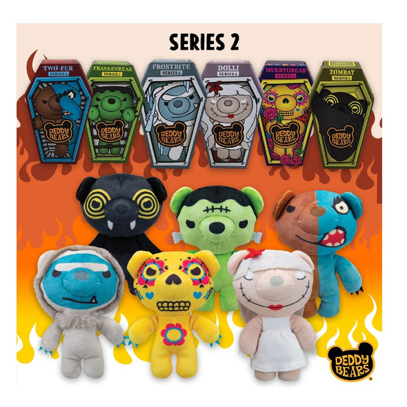Deddy Bears Two-Fur Deddy Bear In Coffin Series 2