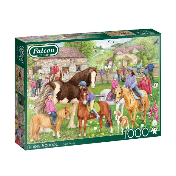 Falcon De Luxe Riding School 1000 Piece Jigsaw Puzzle