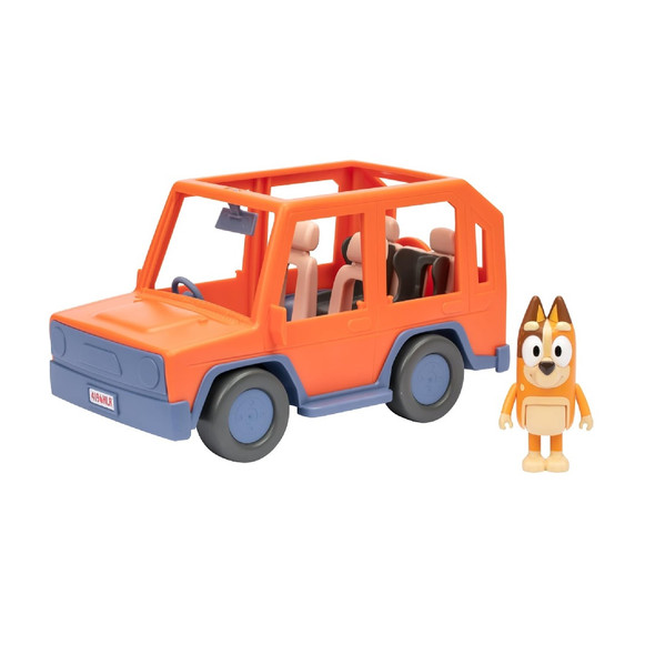 Bluey Heeler Family Road Trip 4WD Vehicle With Figure