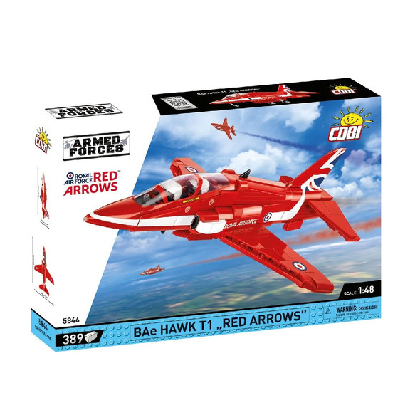 Cobi Armed Forces 5844 BAe Hawk T1 Red Arrows 389 Piece Construction Set