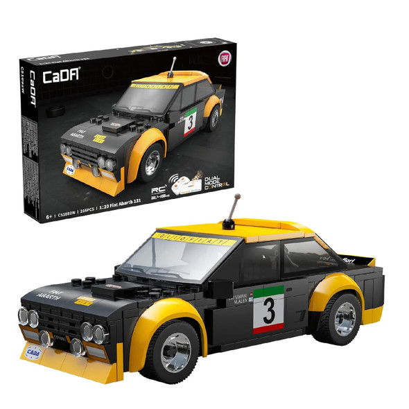Cada RC Fiat Abarth 131 216 Piece Construction Set