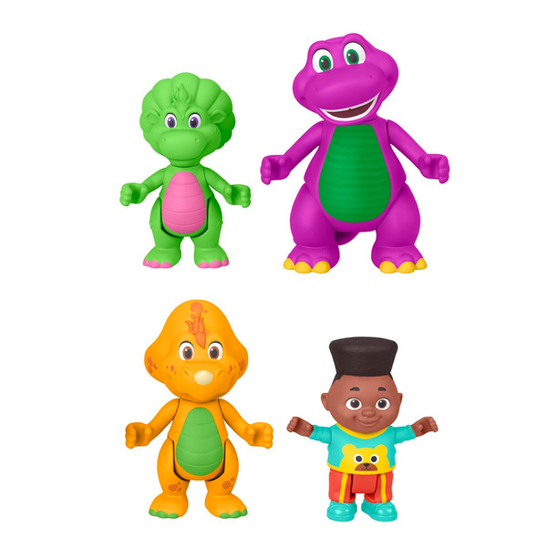 Barney's World Hey Friends Pack With 4 Figures