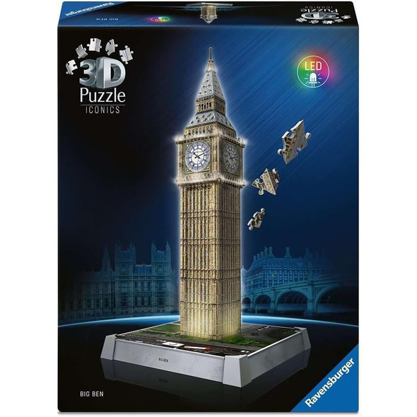Ravensburger Big Ben Light Up 3D Puzzle 216 Piece Jigsaw Puzzle