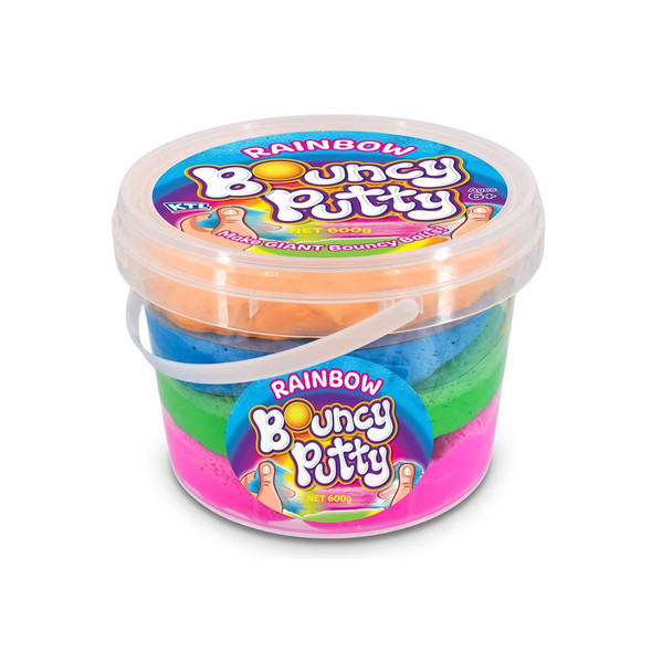 Large 600g Rainbow Bouncing Putty Tub Large 600g Rainbow Bouncing Putty Tub