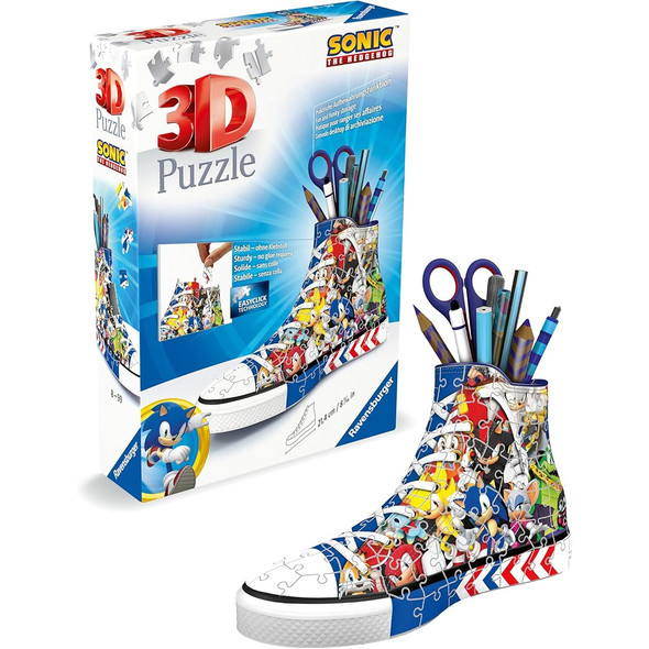 Ravensburger Sonic The Hedgehog Trainer 3D Puzzle 108 Pieces Ravensburger Sonic The Hedgehog Trainer 3D Puzzle 108 Pieces